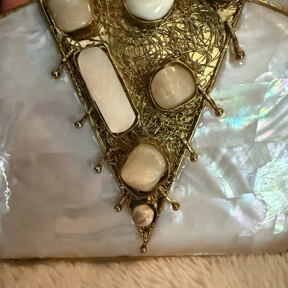 Ramla La Perle Handbag New $365 MSRP 🐚 - Picture 9 of 13